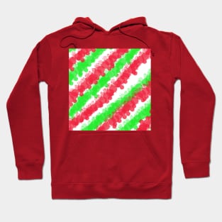 Red & Green Bright Splatter Hoodie